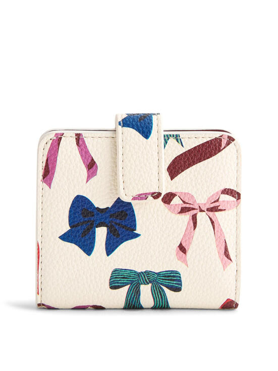Vera Bradley Handbags - Vera Bradley - Small Essential Tab Wallet - Faux Leather - Rows of Bows